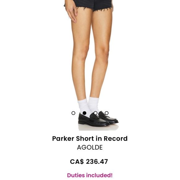 Agolde high waisted black shorts - euc, worn only once - Picture 2 of 2